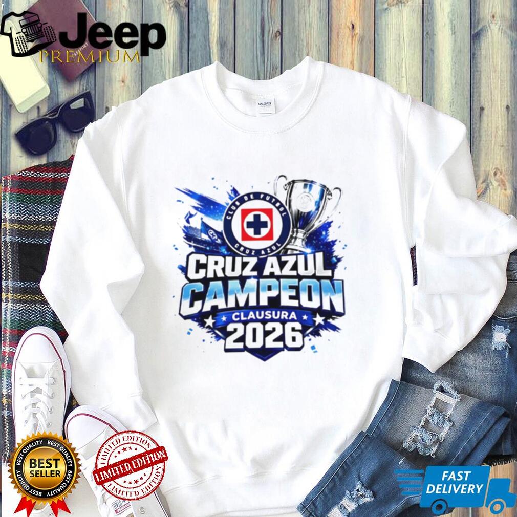Cruz Azul Campeon Clausura 2026 Soccer Championship T Shirt