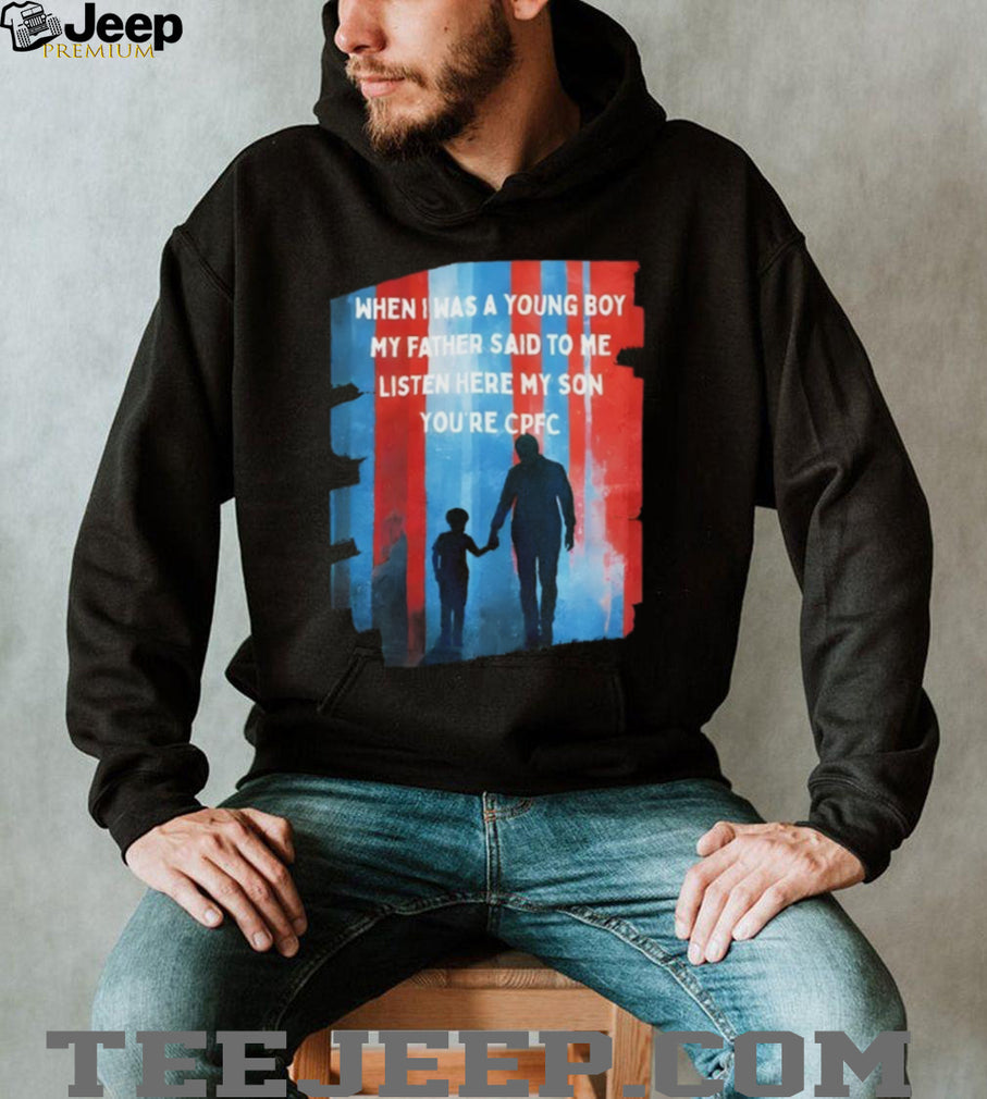 Crystal Palace FC Father And Son CPFC Football Fan T Shirt