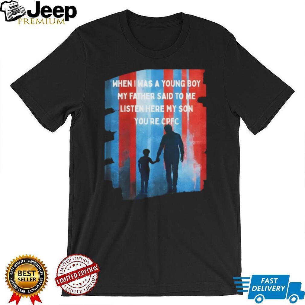 Crystal Palace FC Father And Son CPFC Football Fan T Shirt