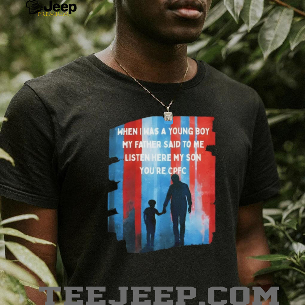 Crystal Palace FC Father And Son CPFC Football Fan T Shirt