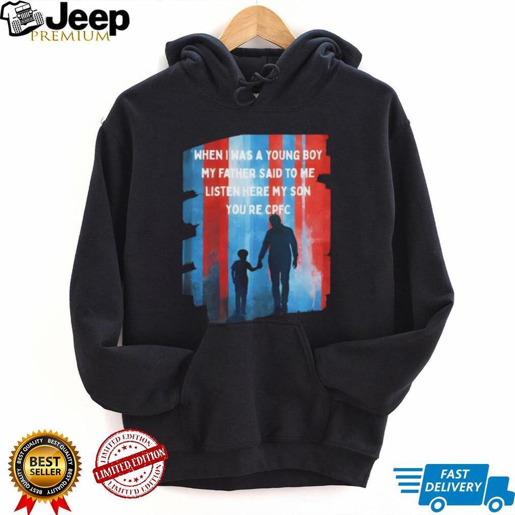 Crystal Palace FC Father And Son CPFC Football Fan T Shirt
