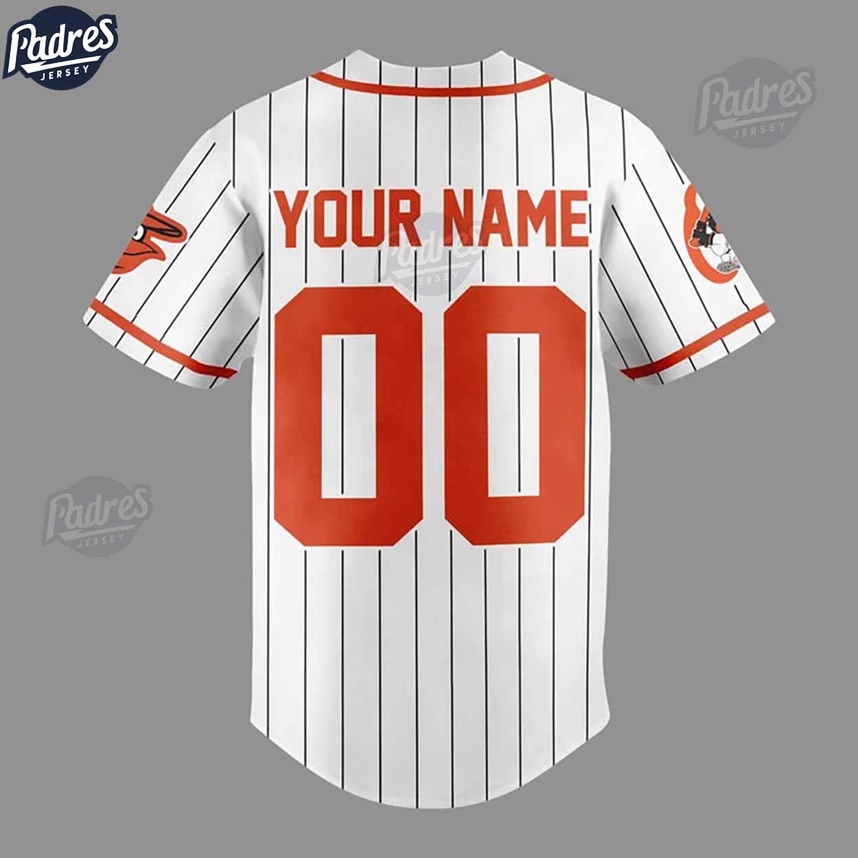 Custom Baseball Mama Baltimore Orioles Baseball Jersey - Padres Jersey Oasis: Elevate Your Baseball Style Game... (Image 2)