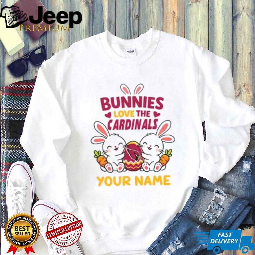 Custom Cardinals Easter Bunny Stuffed T Shirt