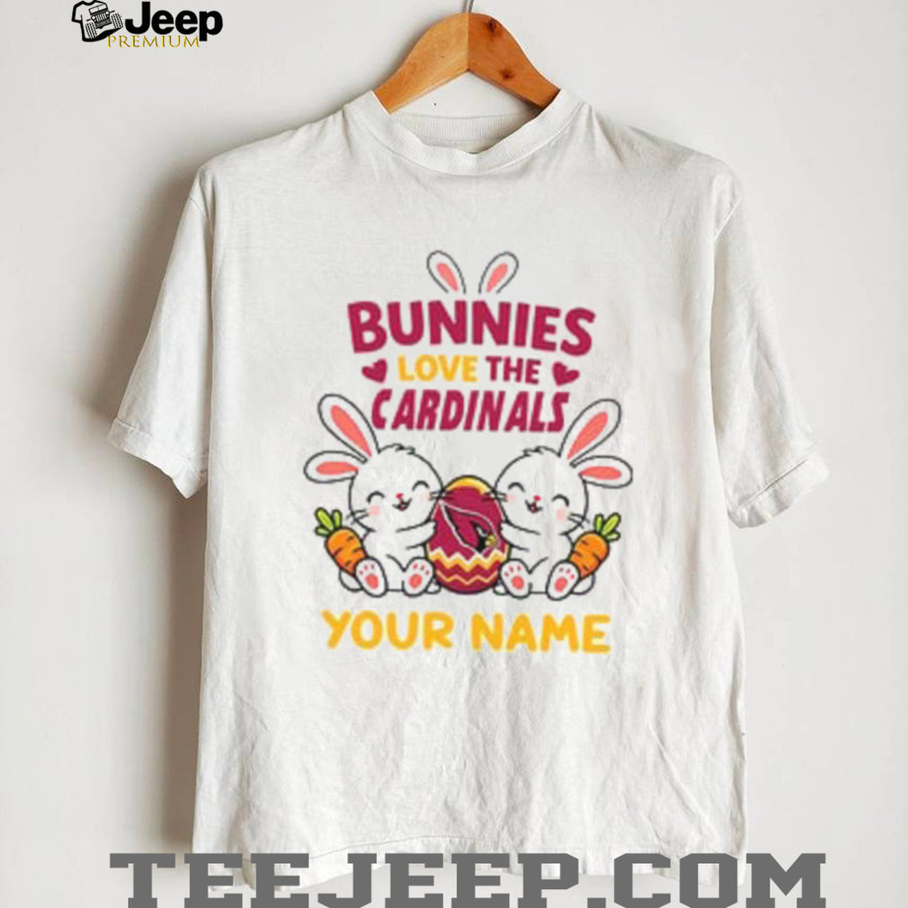 Custom Cardinals Easter Bunny Stuffed T Shirt