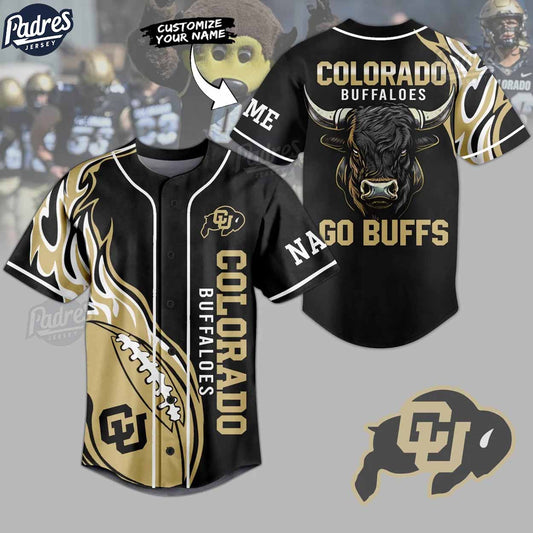 Custom Colorado Buffaloes NCAA Football Baseball Jersey - Padres Jersey Oasis: Elevate Your Baseball Style Game... (Image 1)