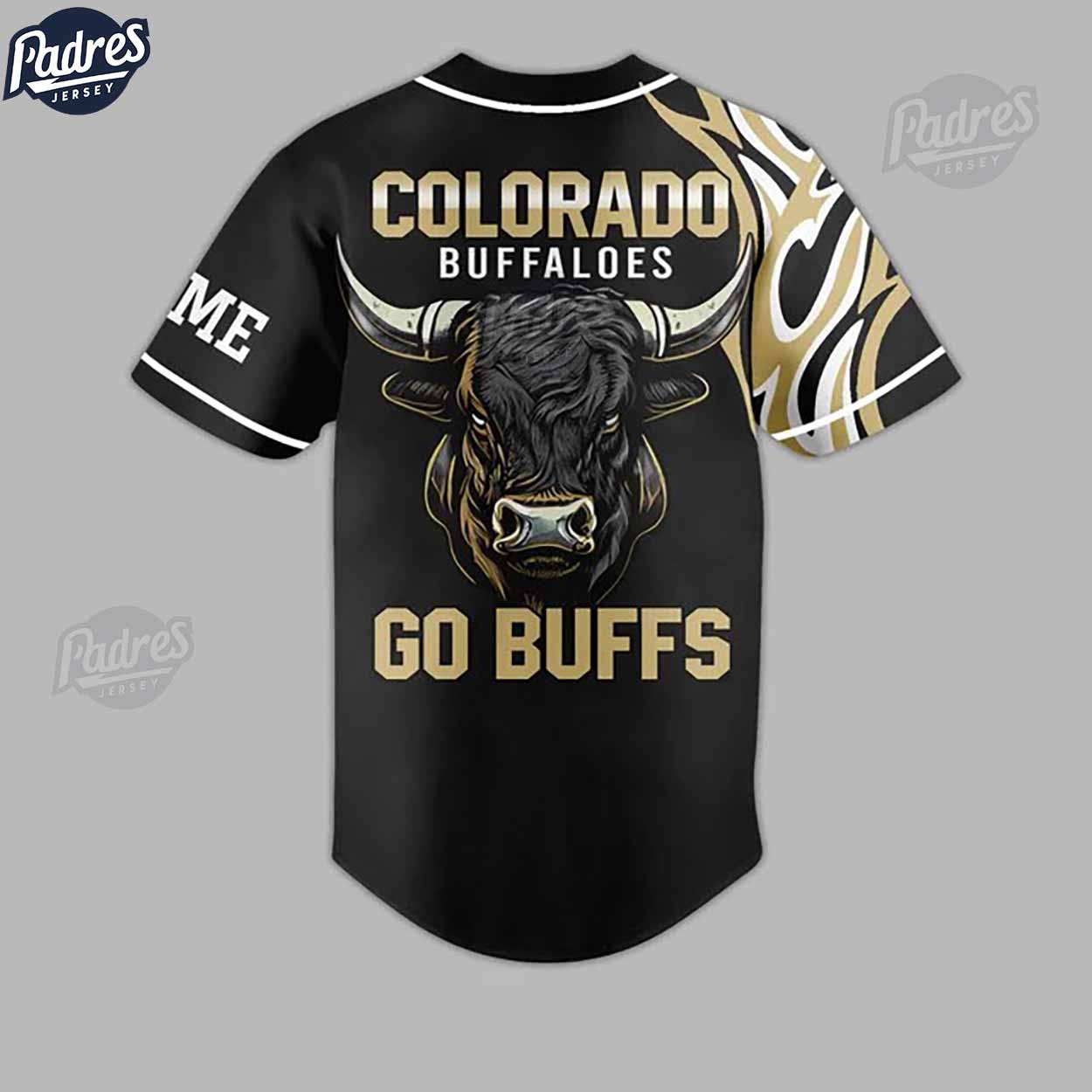Custom Colorado Buffaloes NCAA Football Baseball Jersey - Padres Jersey Oasis: Elevate Your Baseball Style Game... (Image 3)