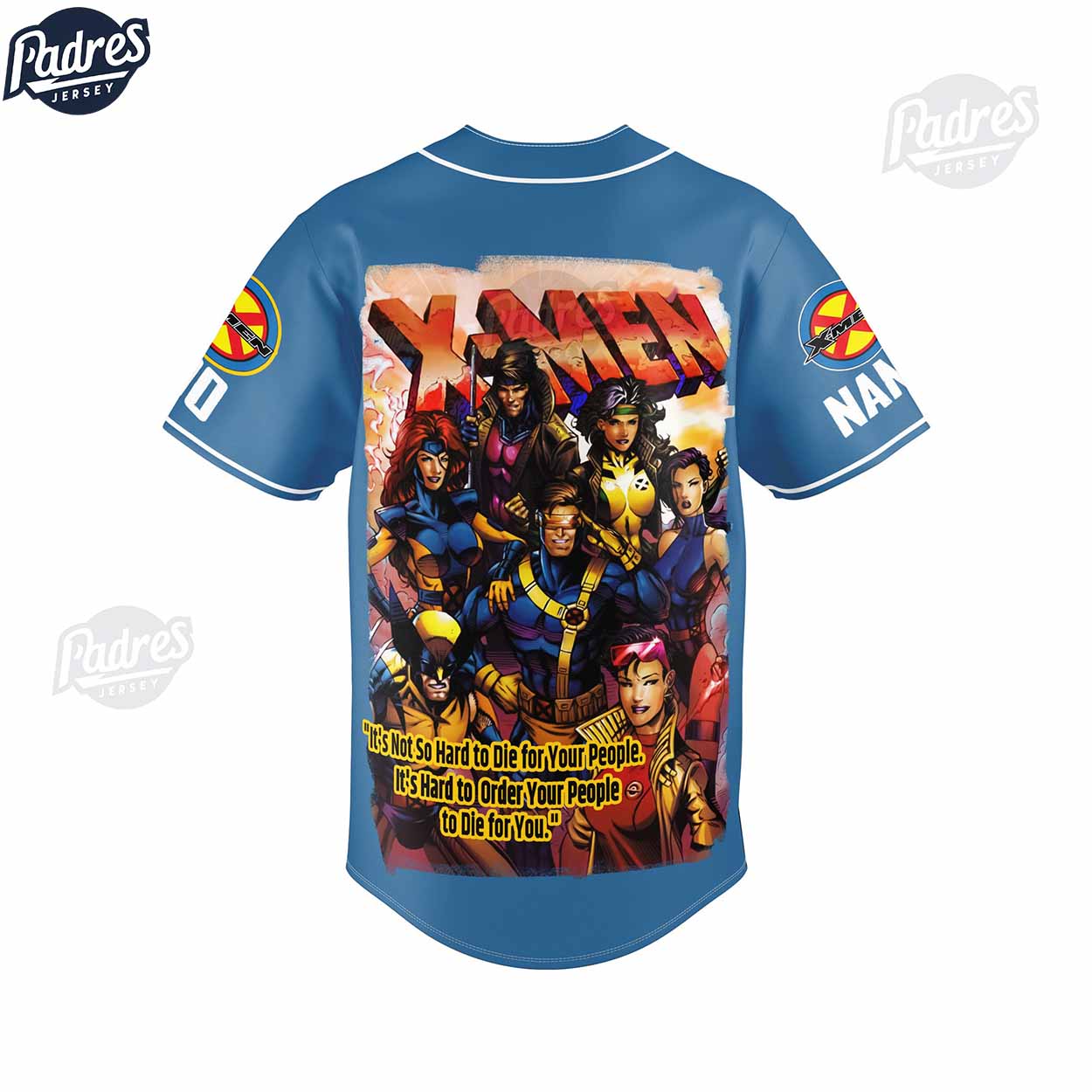 Custom Cyclops X-men 97 Baseball Jersey Style - Padres Jersey Oasis: Elevate Your Baseball Style Game T-Shirts,... (Image 3)
