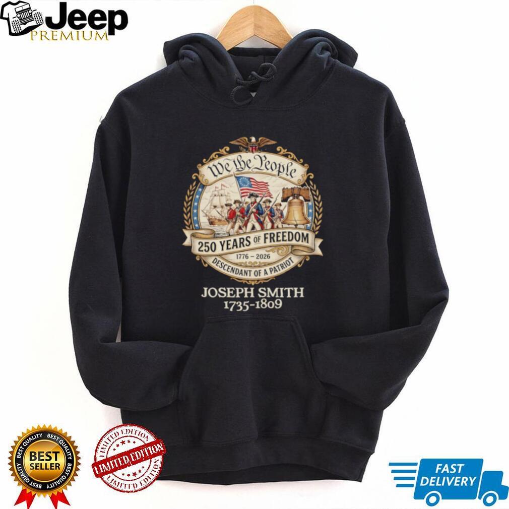 Custom Descendant of a Patriot 250 Years of Freedom 1776 2026 T Shirt