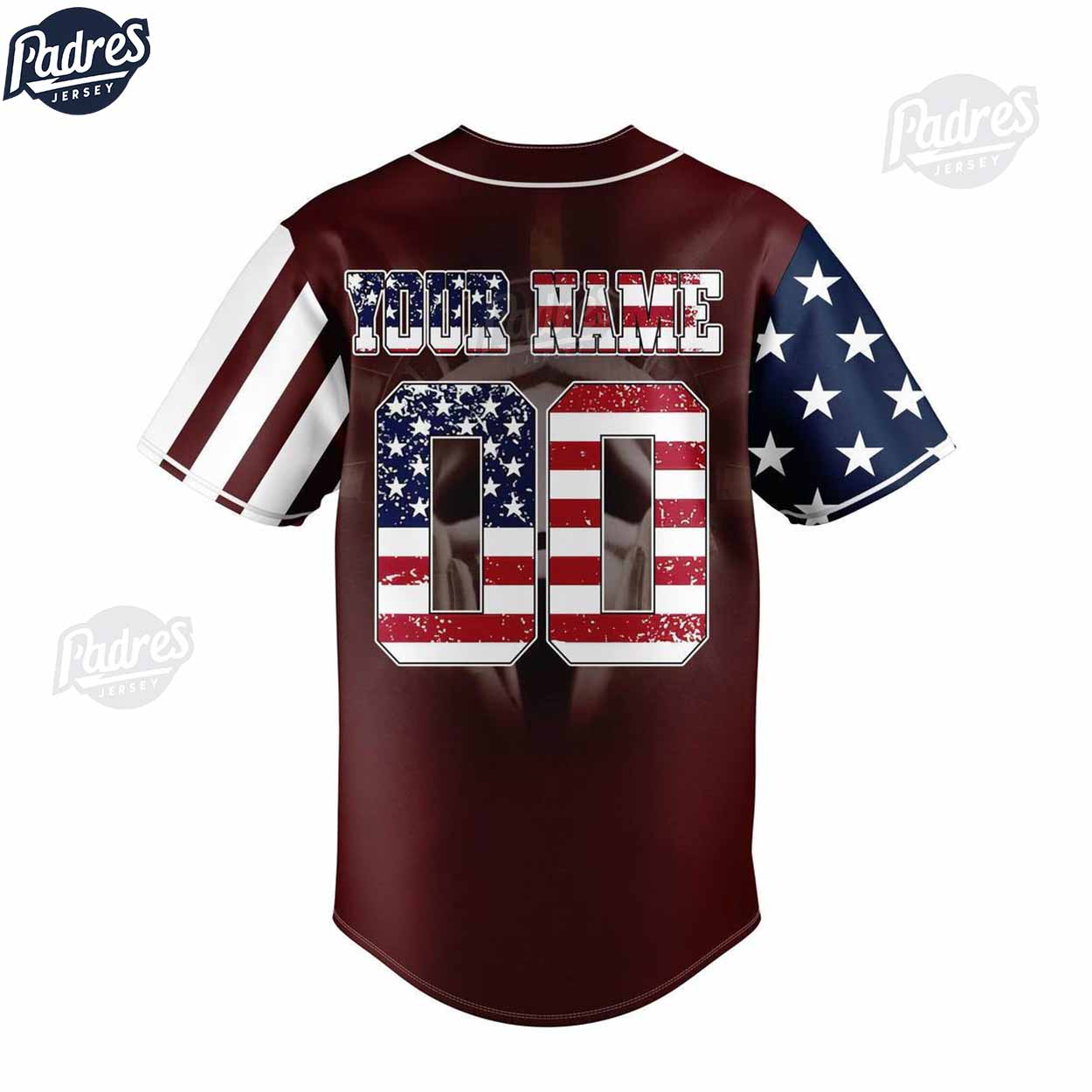 Custom Ghostface Scream USA Since 1776 Baseball Jersey - Padres Jersey Oasis: Elevate Your Baseball Style Game