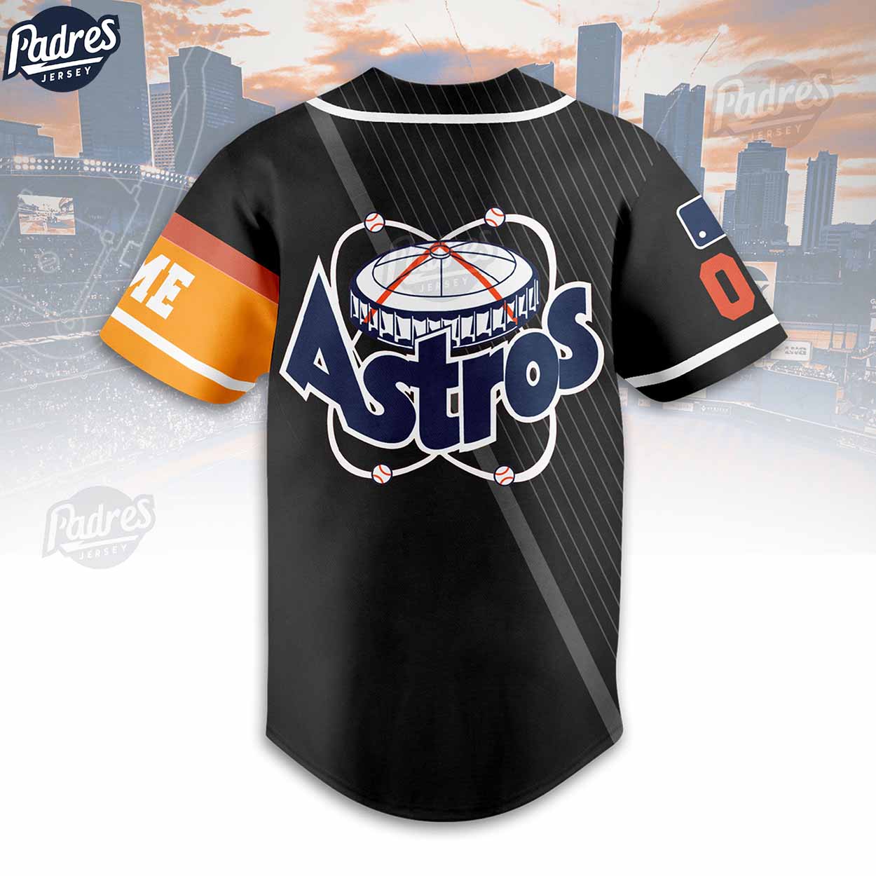 Custom Houston Astros Baseball Jersey - Padres Jersey Oasis: Elevate Your Baseball Style Game T-Shirts, Hoodie,... (Image 3)