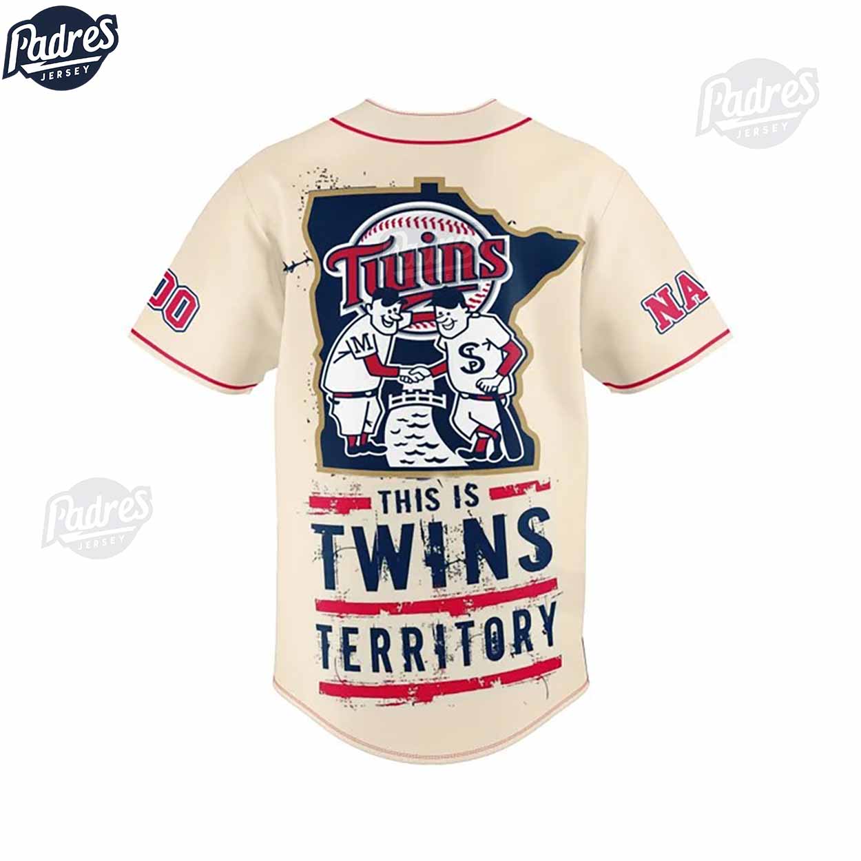 Custom MLB Minnesota Twins Baseball Jersey Style - Padres Jersey Oasis: Elevate Your Baseball Style Game... (Image 3)
