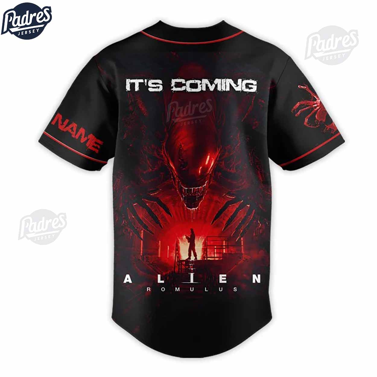 Custom Movie Alien Romulus Baseball Jersey - Padres Jersey Oasis: Elevate Your Baseball Style Game