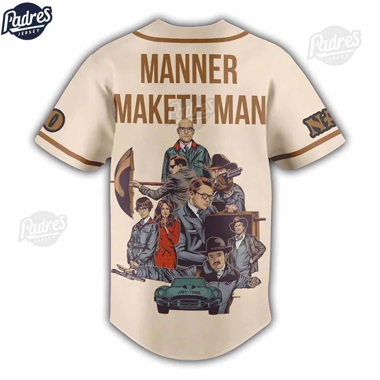 Custom Movie Kingsman Baseball Jersey - Padres Jersey Oasis: Elevate Your Baseball Style Game