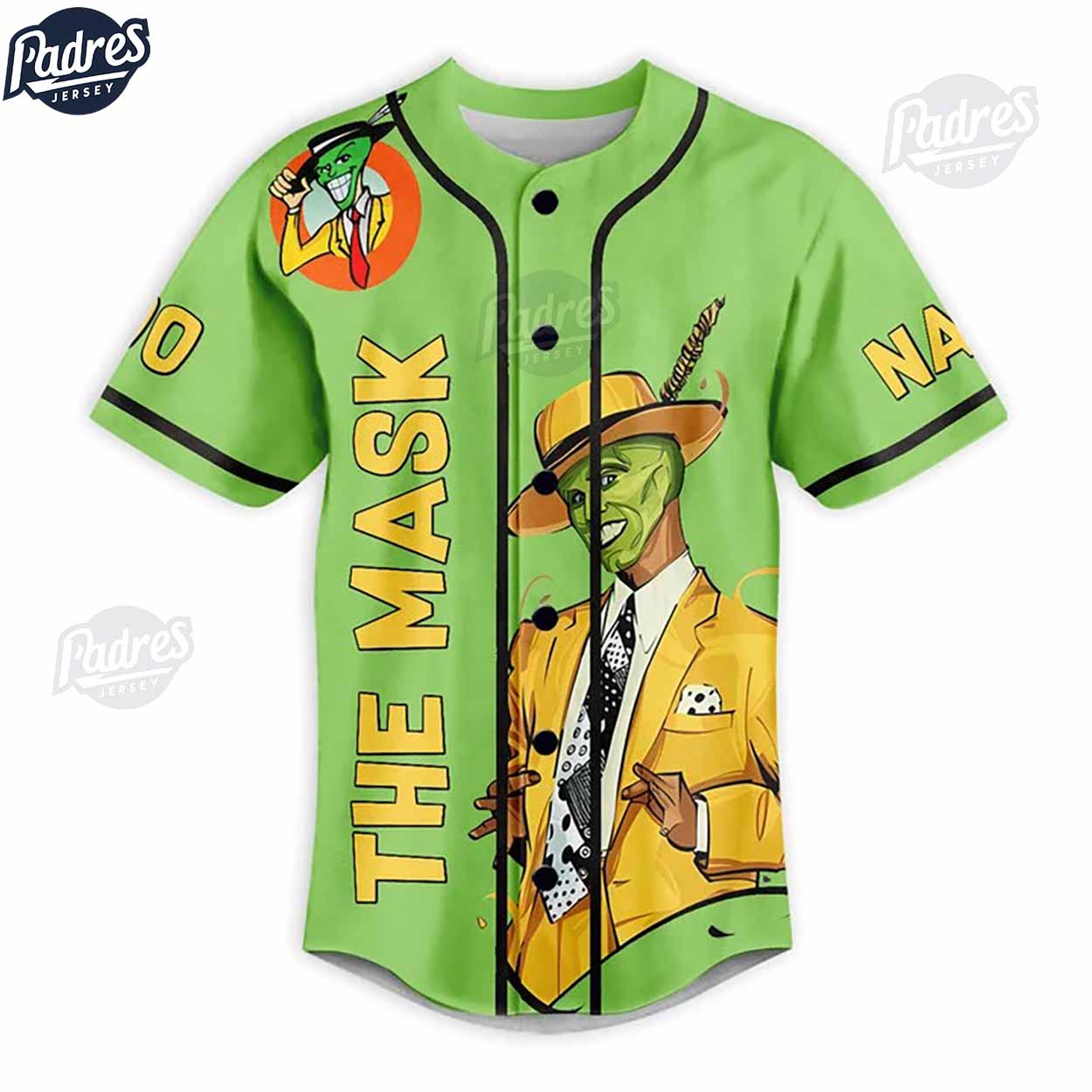 Custom Movie The Mask Baseball Jersey - Padres Jersey Oasis: Elevate Your Baseball Style Game