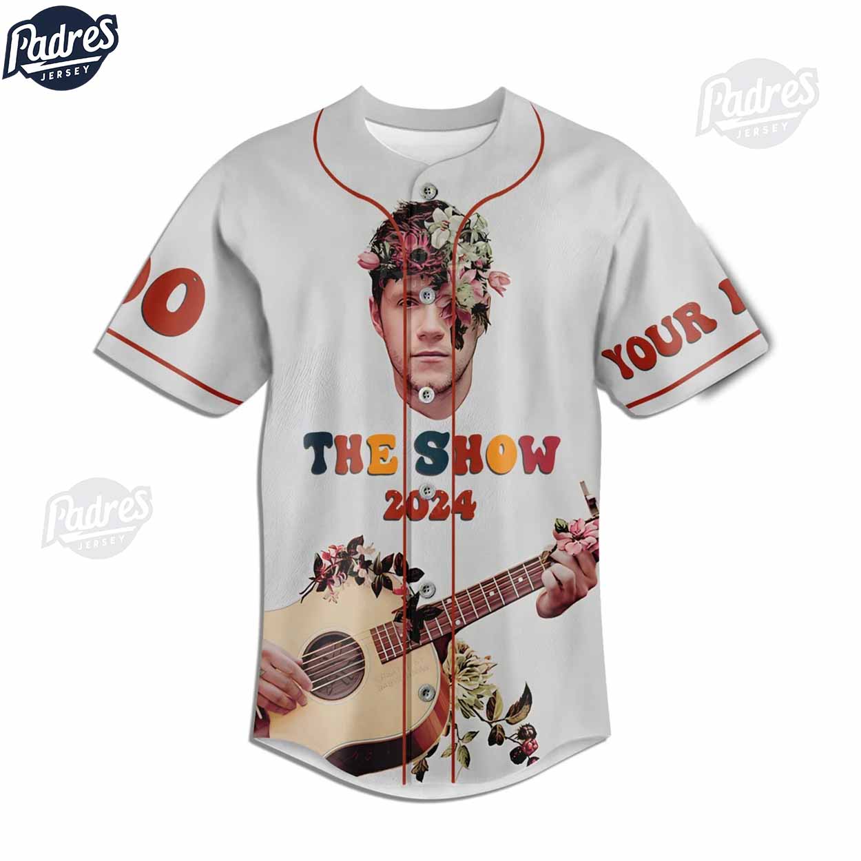 Custom Niall Horan 2024 The Show Baseball Jersey - Padres Jersey Oasis: Elevate Your Baseball Style Game
