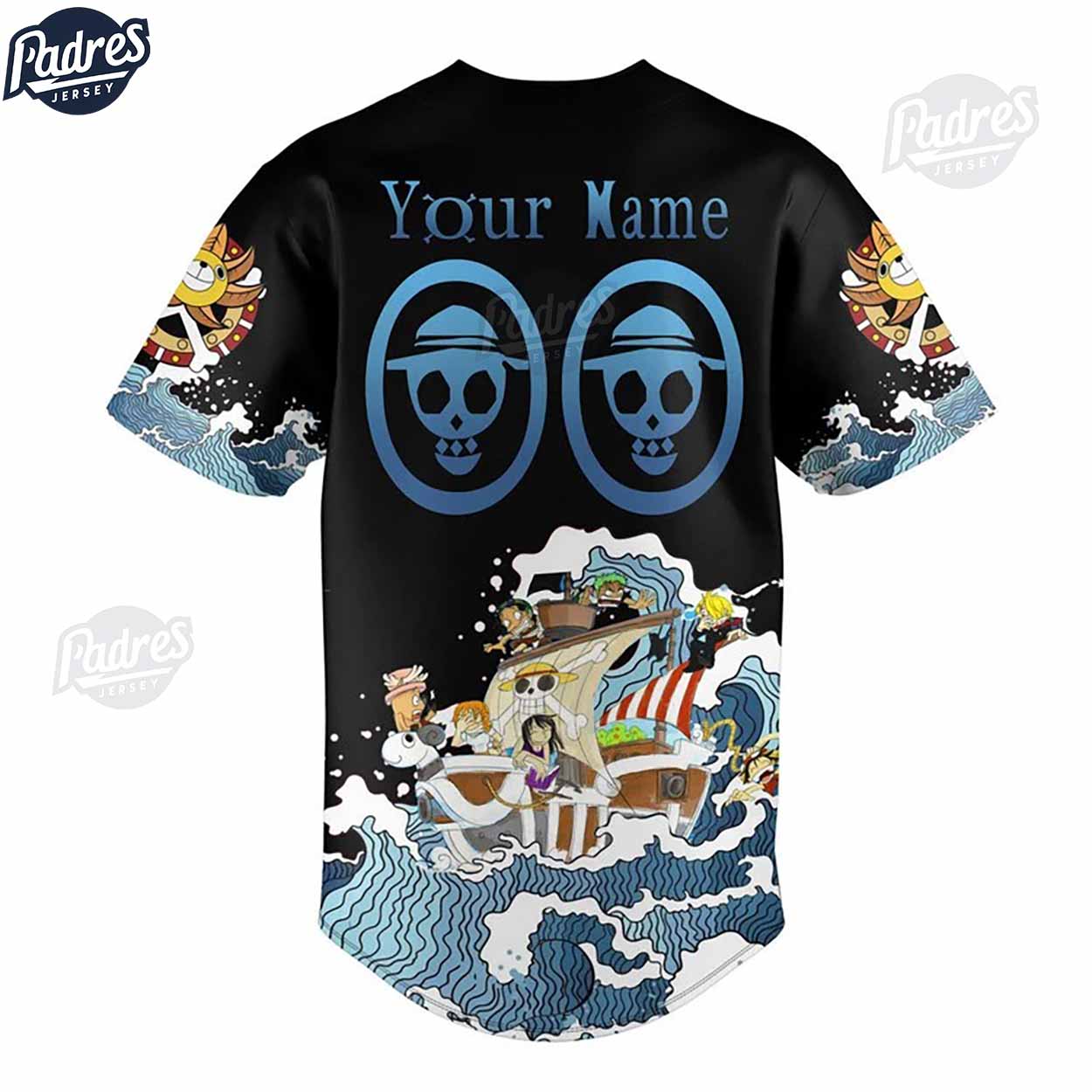 Custom One Piece Thousand Sunny Flying Baseball Jersey - Padres Jersey Oasis: Elevate Your Baseball Style Game