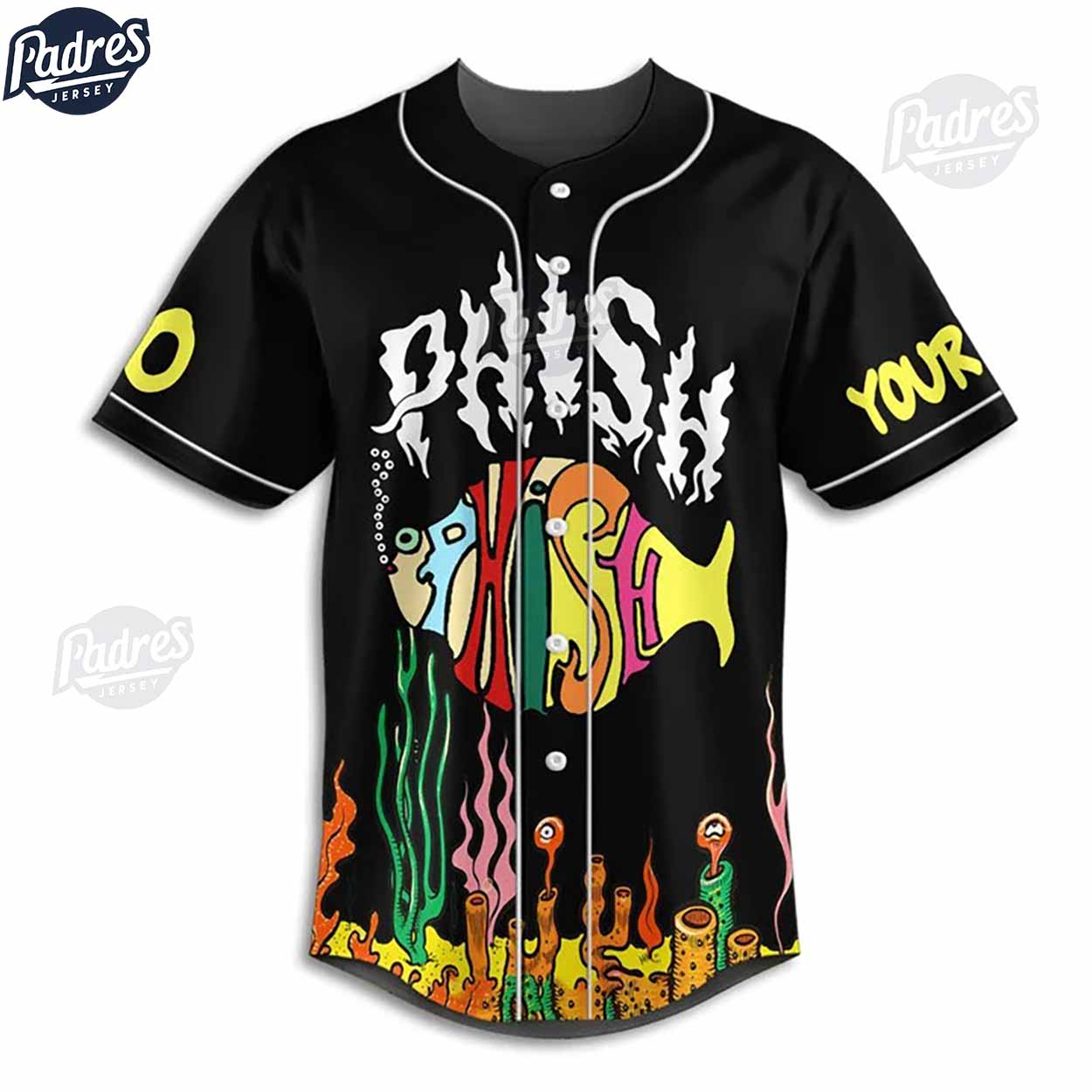 Custom Phish Summer Tour 2024 Baseball Jersey - Padres Jersey Oasis: Elevate Your Baseball Style Game