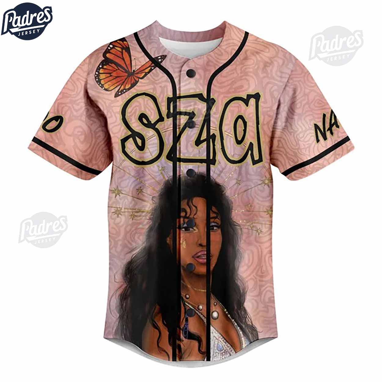 Custom SZA Baseball Jersey - Padres Jersey Oasis: Elevate Your Baseball Style Game T-Shirts, Hoodie, Sweatshirt (Image 2)