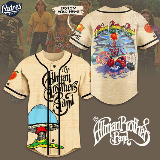 Custom The Allman Brothers Band Baseball Jersey - Padres Jersey Oasis: Elevate Your Baseball Style Game... (Image 1)