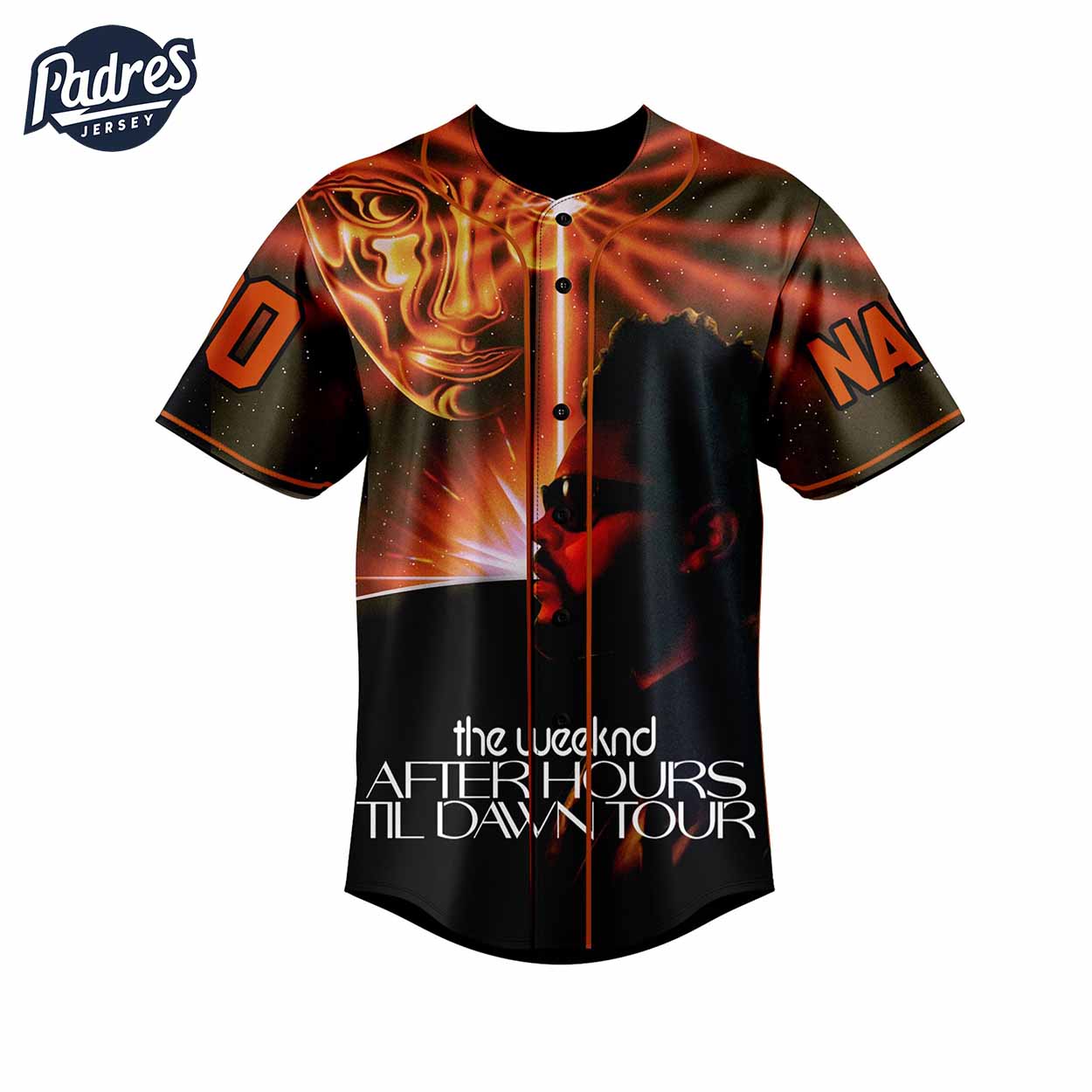 Custom The Weeknd Tour Baseball Jersey Style - Padres Jersey Oasis: Elevate Your Baseball Style Game