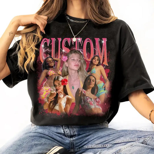Custom Your Own Bootleg Tee,Custom Vintage Graphic 90s Tshirt,Retro Custom Bootleg Rap Tee,Insert Your...
