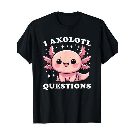 Cute Axolotl Lover Snaxolotl Kawaii Axolotl Food Sweets T-Shirt Made in USA