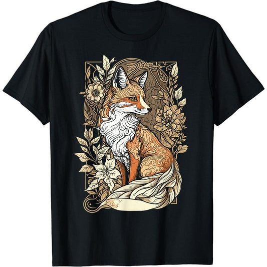 Cute Cottagecore Aesthetic Fox Lover Women Girls T-Shirt Hoodie, Sweatshirt | WearSparks.com