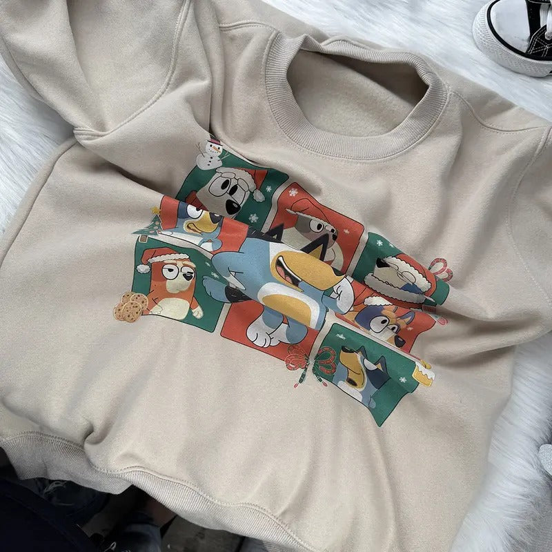 Cute Family Christmas Crewneck Sweatshirt, Christmas Family Matching Shirt, Christmas 2024 Gifts