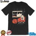 Cute Ghost and Cat Movie Night Halloween Spooky Season Comfort Colors T Shirt