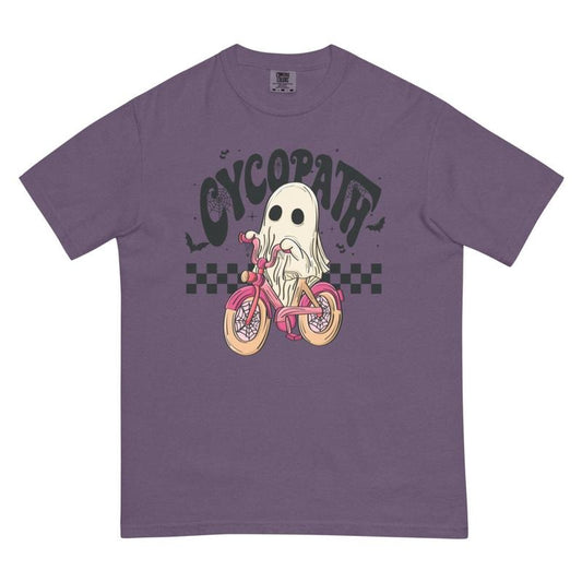 Cycopath Halloween Shirt - Comfort Colors Unisex Apparel Relaxed Fit Printed In The USA Clothing Womenswear Casual Comfort Cotton Top Athletic Boho Chic