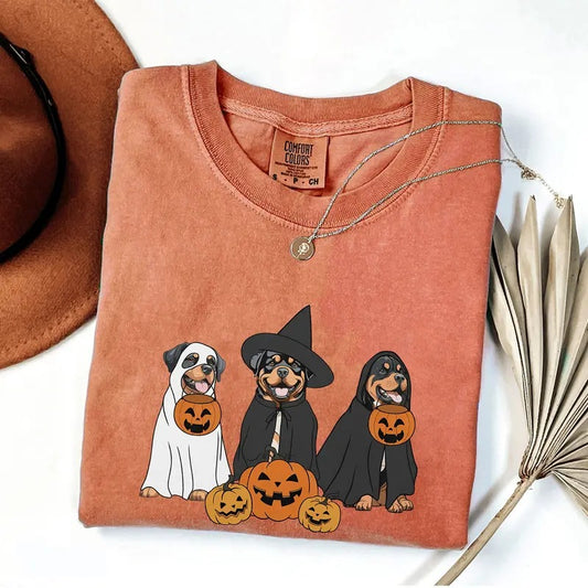 Сute Ghost Dog Comfort Colors Shirt, Dog Lovers Halloween Gift, Halloween Dog Shirt, Spooky Season, Womens Halloween Shirt, Halloween Shirt