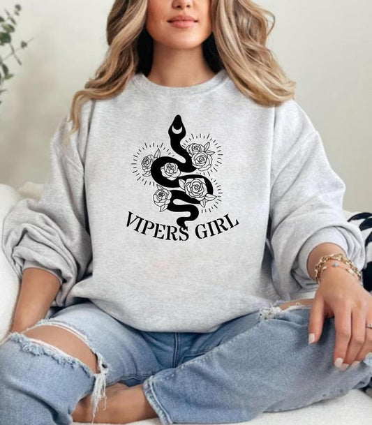 DEN OF VIPERS Crewneck, Bookish Merch, Books, Dark Romance, Booktok, Gildan 18000, Little Bird, Vipers, Vipers Girl