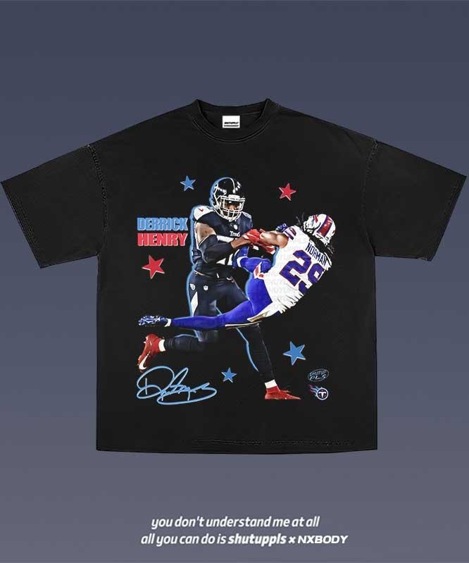 DERRICK HENRY 1.3  VINTAGE TEE | MEN'S GRAPHIC T-SHIRT SWEATSHIRT HOODIE | GIFT FOR FAN