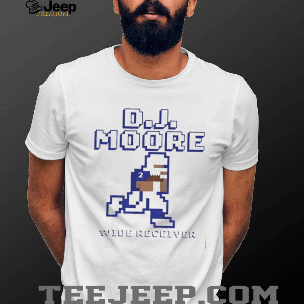 DJ Moore Wide Receiver 8 Bit Pixel Art Football T Shirt