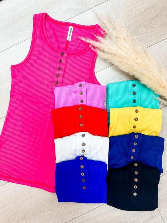 DOORBUSTER - Keep It Simple Ribbed Tank Top T-Shirts, Hoodie, Sweatshirt | WearSparks.com