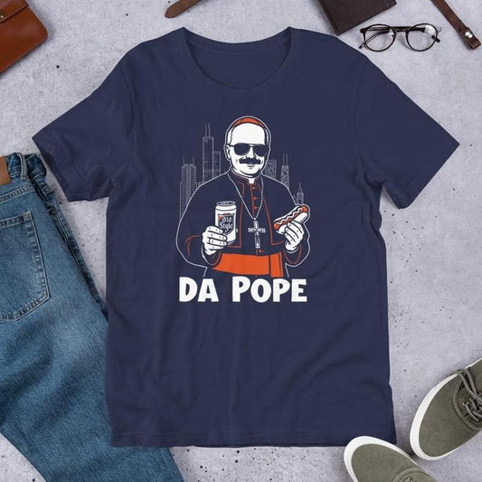 Da Pope Chicago Pope Leo XIV "Da Pope" T-Shirt - Pope Shirt