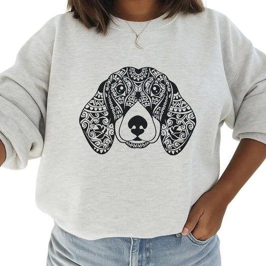 Dachshund Flower Mama Sweatshirt, Dachshund Mom Hoodie, Dachshund Lover Gifts, Dog Mom Gift T-shirt Cotton Womenswear