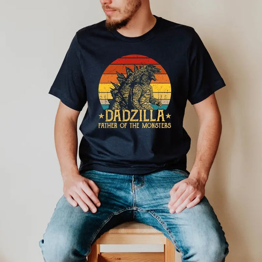 Dad Father Of The Monsters Shirt, Dad Gift, Father Gift, Dad Shirt, Husband Gift, Father's Day Shirt, Dadzilla, Gift For Father Day, Unisex T-Shirt, Gifts For Fan, Short Sleeve Tee Shirt, Gifts For Birthday
