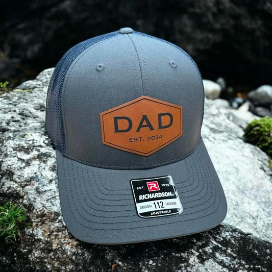 Dad Hat, Personalized Dad Cap, Dad Trucker Hat, Dad Custom Hat, Father's Day Gift idea, Dad Est Baseball Cap