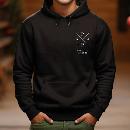 Dad Hoodie Personalized with Name and Year, Father T-Shirt Gift, Expectant Dad Announcement, Father's Day  T-shirt, sweater and Hoodie