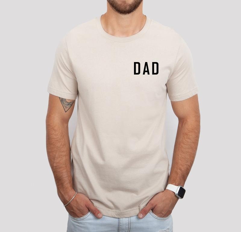 Dad Pocket Tshirt Gift For Father's Day Daddy Gift From Kids New Dada Shirt For Hospital Birthday Gifts For Papa Pregnancy Announcement TK43GN