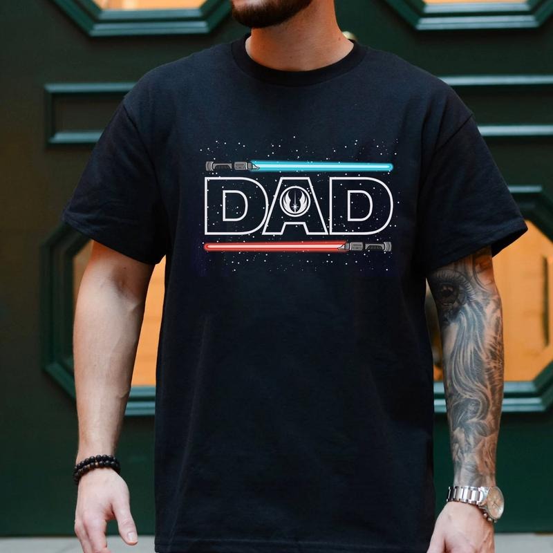 Dad Shirt, Galaxy Dad Shirt, Lightsaber Father's Day Shirt, Magical Dad Shirt, Funny Hero Dad Shirt