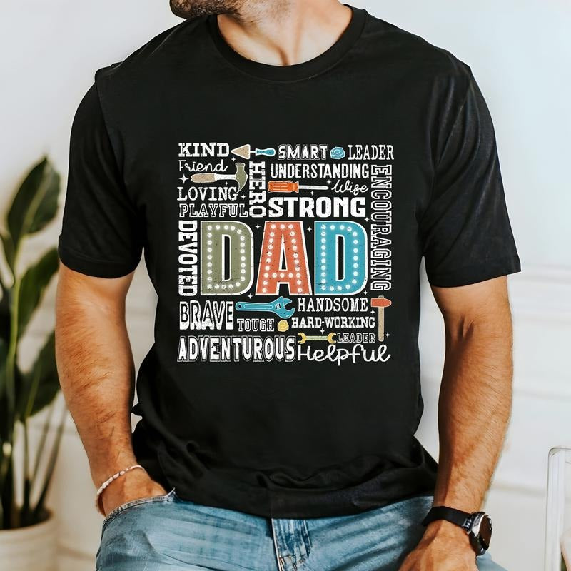 Dad T-Shirt, Father's Day T-Shirt, Happy Father's Day, Best Dad Ever T-Shirt, Dad Life T-Shirt, Dad Shirt Father's Day...