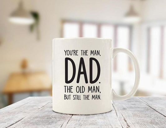 Dad, The Man The Old Man Funny Coffee Mug - Gifts for Dad, Men - Best Dad Gifts from Daughter, Son, Kids, Wife