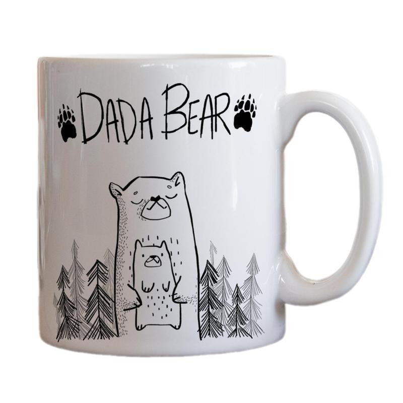 Dada Bear Mug, New Dad Mug, Daddy To Be Mug, Gift For Daddy, Baby Shower Gift, Baby Shower, Baby Shower Gifts, Fathers Day Gift, Novelty Coffee Mug, Gifts For Father Dad, 11 15oz Ceramic Cup