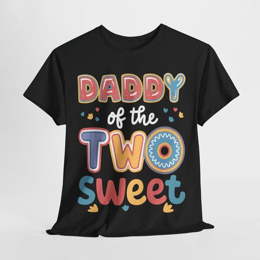 Daddy of the Two Sweet Shirt | Donut Birthday Dad Shirt | 2nd Birthday Party Clipart