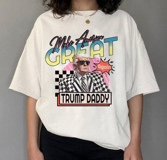 Daddy's Home Shirt, Trump 2024 Shirt, Republican Gift, 2024 Trump Shirt Top Womenswear Hoodie, Sweatshirt | WearSparks.com