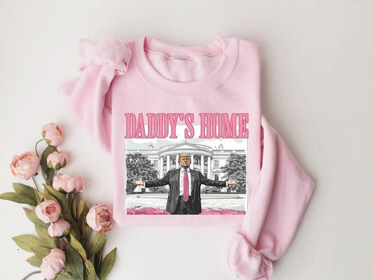 Daddys Home Shirt, White House Trump 2024 Shirt, Get In Losers Shirt, Trump Sweatshirt, Republican Sweatshirt, Political  sweater and hoodie
