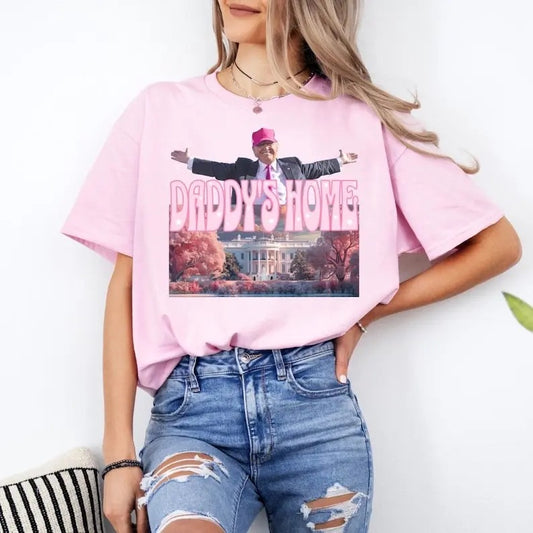 Daddys home shirt, trump 2024 shirt get in losers, trump sweatshirt, republican sweatshirt, political  sweater and hoodie