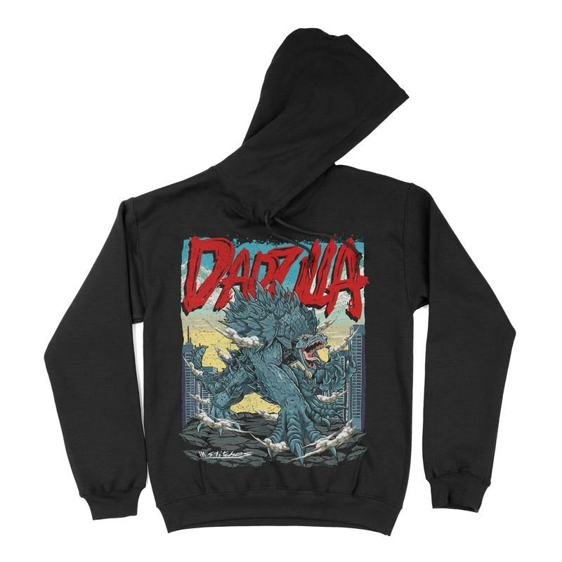 Dadzilla - Premium Fleece Hoodie, Super Soft Hoodie, Monster Hoodie Pull Over